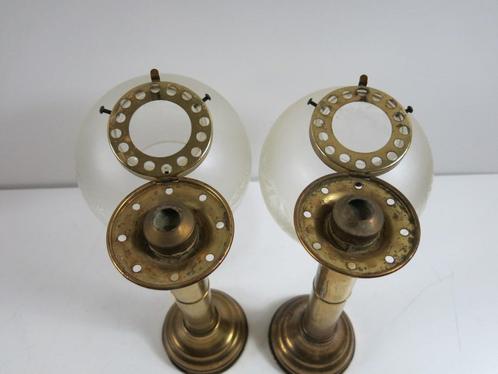 1 x lampe de table DHR, bougeoirs, vers 1970, Pays-Bas, Collections, Marine, Comme neuf, Enlèvement ou Envoi