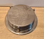 Vintage Silver Plated onderzetters met eendenmotief, Huis en Inrichting, Woonaccessoires | Onderzetters, Ophalen of Verzenden