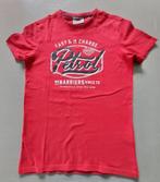 T-shirt rood, Petrol, bedrukking zwart-wit, maat 164, Gebruikt, Petrol, Ophalen of Verzenden, Shirt of Longsleeve