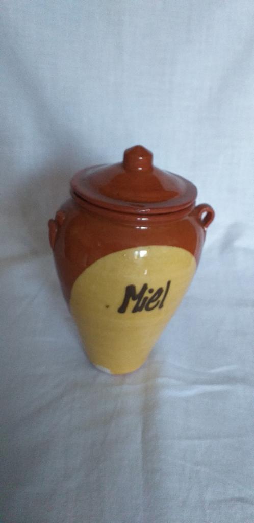 geglazuurde terracotta honingpot, Antiek en Kunst, Antiek | Keukengerei, Ophalen of Verzenden