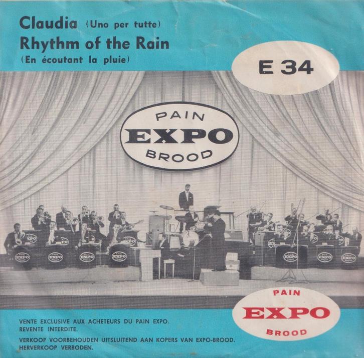 Ferry Davis – Claudia / Patricia Smith – Rhythm of the rain, Cd's en Dvd's, Vinyl Singles, Gebruikt, Single, Pop, 7 inch, Ophalen of Verzenden