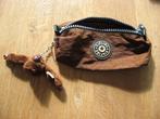 Kipling Pennenzak met Aapje Bruin 1 Rits Vintage Retro, Ophalen of Verzenden, Overige typen