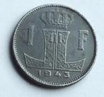 1943 1 frank NLFR occupation, Verzenden, Metaal, Losse munt