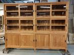 Showroommodel Teak Buffetkast 300 cm, Huis en Inrichting, Kasten | Vitrinekasten, Ophalen, Met deur(en), 200 cm of meer, Glas