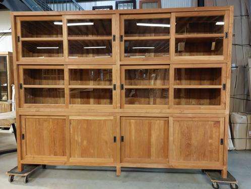 Showroommodel Teak Buffetkast 300 cm, Huis en Inrichting, Kasten | Vitrinekasten, Zo goed als nieuw, 200 cm of meer, 200 cm of meer