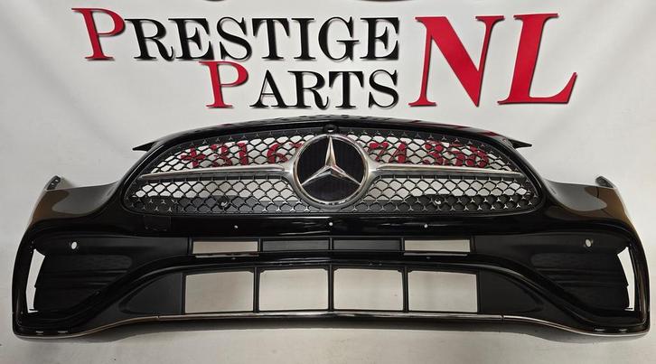 Voorbumper Mercedes C Klasse W206 AMG ORGINEEL A2068858401, Auto-onderdelen, Carrosserie, Bumper, Mercedes-Benz, Voor, Gebruikt