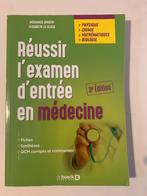 Réussir l’examen d’entrée en médecine - 3e Ed. De Boeck, Livres, Livres d'étude & Cours