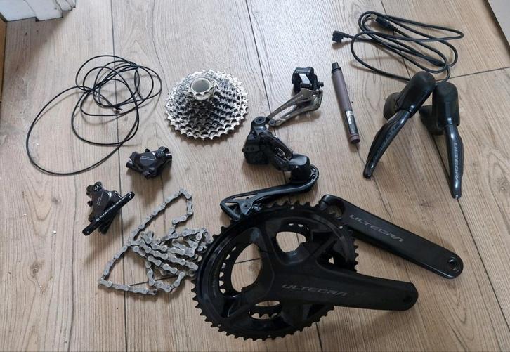 Shimano Ultegra R8170 di2 groepset 12 speed in goede staat, Fietsen en Brommers, Fietsonderdelen, Zo goed als nieuw, Ophalen