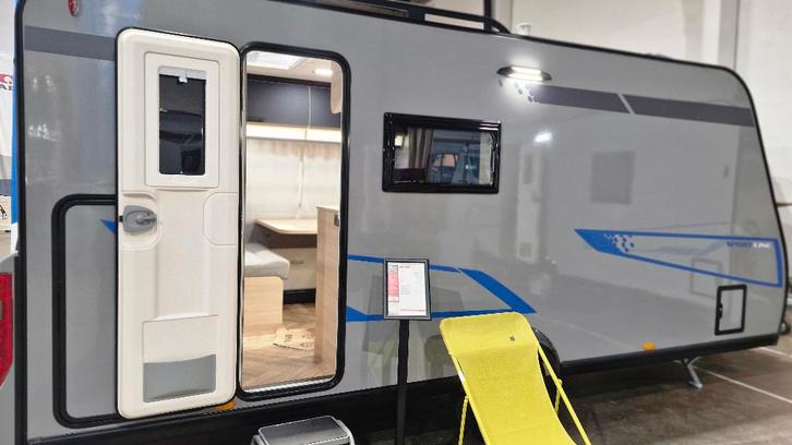 SPORTLINE 476 CARAVELAIR-FAMILIE, Caravans en Kamperen, Caravans, Bedrijf, tot en met 6, Caravelair, Dwars-stapelbed, Frans bed