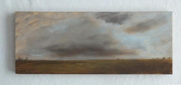 Kleine Schilderijen van Landschappen - Olieverf, Antiek en Kunst, Kunst | Schilderijen | Klassiek, Ophalen of Verzenden