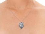 Zilveren hanger + ketting Bulldog - In perfecte staat !, Nieuw, Ophalen of Verzenden, Zilver, Dier