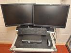 Windows 10-computer + 2 schermen, Computers en Software, Ophalen, Packard Bell, Met monitor, SSD