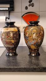 Satsuma vazen, Moins de 50 cm, Poterie ou Porcelaine, Enlèvement, Utilisé