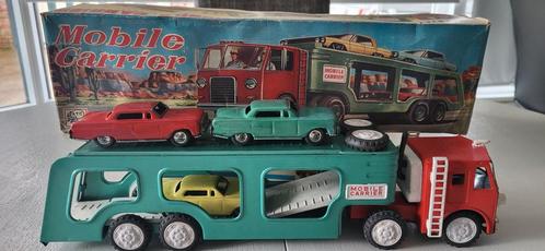 Mobil Carrier blikken Vrachtwagen  Originele doos Japan 60, Antiek en Kunst, Antiek | Speelgoed, Ophalen of Verzenden