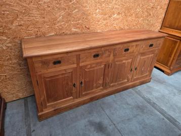 Mooie massief teakhouten dressoir 200cm beschikbaar voor biedingen