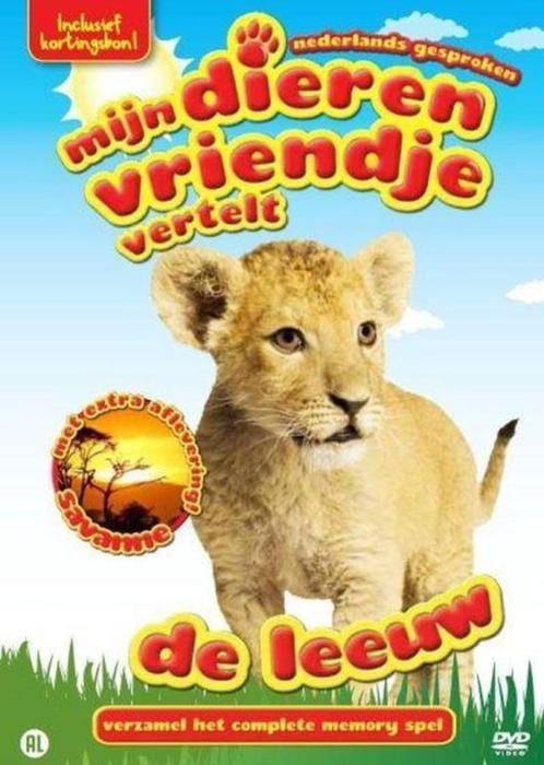 Dvd - Mijn dierenvriendje vertelt - De Leeuw, Cd's en Dvd's, Dvd's | Kinderen en Jeugd, Dieren, Ophalen of Verzenden