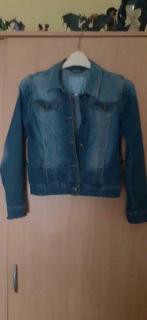 Blauw jeansjasje maat 146, Ophalen of Verzenden, C&A, Meisje, Jas