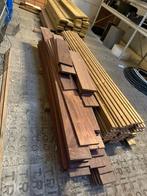 15m2 padouk terrasplanken B-fix met clips, Ophalen, Zo goed als nieuw, Planken