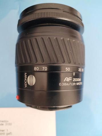 Minolta lens, Audio, Tv en Foto, Foto | Lenzen en Objectieven, Ophalen of Verzenden, Zo goed als nieuw