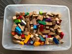 Houten Bouw blokken allemaal losse stuks, Ophalen, Gebruikt, Bouwen