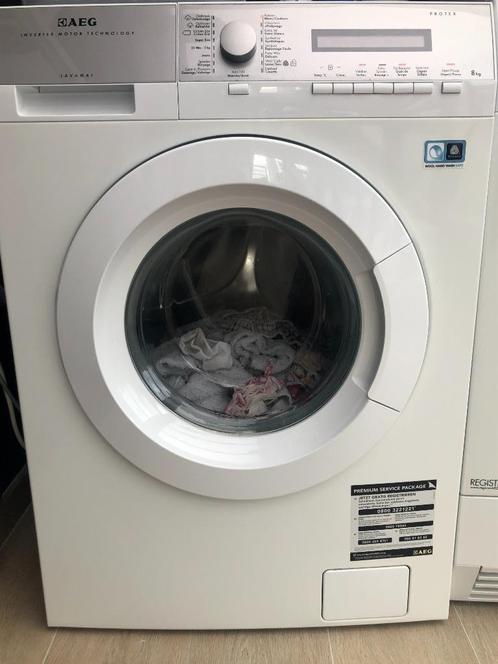 AEG wasmachine lavamat 8 kg, Elektronische apparatuur, Wasmachines, Zo goed als nieuw, Voorlader, 8 tot 10 kg, 85 tot 90 cm, 1200 tot 1600 toeren