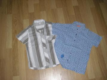 2 zomerhemdjes (Terre Bleue + Fred&Ginger) maat 128 beschikbaar voor biedingen