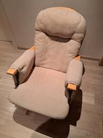 Schommelstoel + bijhorende voetenbank, Enlèvement, Utilisé, Tissus