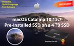 macOS Catalina 10.15.7 Voor-Geïnstalleerde SSD 4 TB OSX, Computers en Software, Besturingssoftware, Nieuw, MacOS, Verzenden