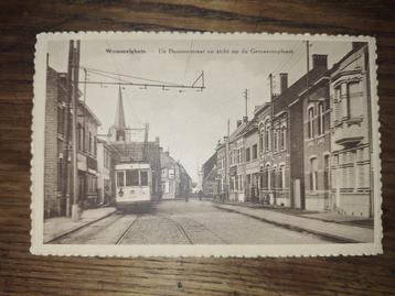 Postkaart Wommelgem met tram 45 - Damionstraat beschikbaar voor biedingen