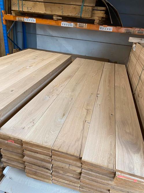 Rustiek eiken planken te koop. 200x20 mm. 200/230/250 cm., Doe-het-zelf en Bouw, Hout en Planken, Nieuw, Plank, Eiken, 200 tot 250 cm