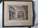 Antieke Kopergravure / Aquatint 1808, Antiek en Kunst, Kunst | Etsen en Gravures, Ophalen of Verzenden