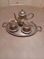 Service à thé en étain, Enlèvement