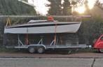 Mast + giek + steunen voor zeilboot +/- 6,50m, Watersport en Boten, Kajuitzeilboten en Zeiljachten, Ophalen, Gebruikt, Aluminium