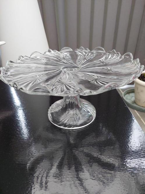 PRESENTOIR A GATEAU SUR PIED, Antiek en Kunst, Antiek | Glaswerk en Kristal, Ophalen