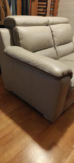 zetel leder natuzzi 2zit, Ophalen, 150 tot 200 cm, Tweepersoons, Zo goed als nieuw