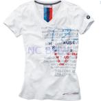 T-shirt dames Motorsport graphic wit maat M merchandise 8014, Kleding | Heren, T-shirts, -, -, Nieuw, Ophalen of Verzenden