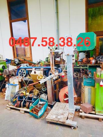 Ferrailleur 0487.58.38.26 retirer votre vieux metal beschikbaar voor biedingen