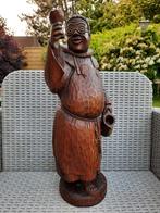 statue en bois massif moine père abbé, Antiquités & Art, Art | Sculptures & Bois, Enlèvement