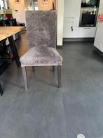 6 stoelen eetkamer, Ophalen, Hout, Gebruikt, Grijs