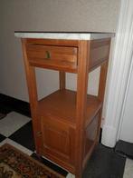 Armoire ancienne avec dessus en marbre, Antiek, 25 à 50 cm, Moins de 100 cm, Enlèvement