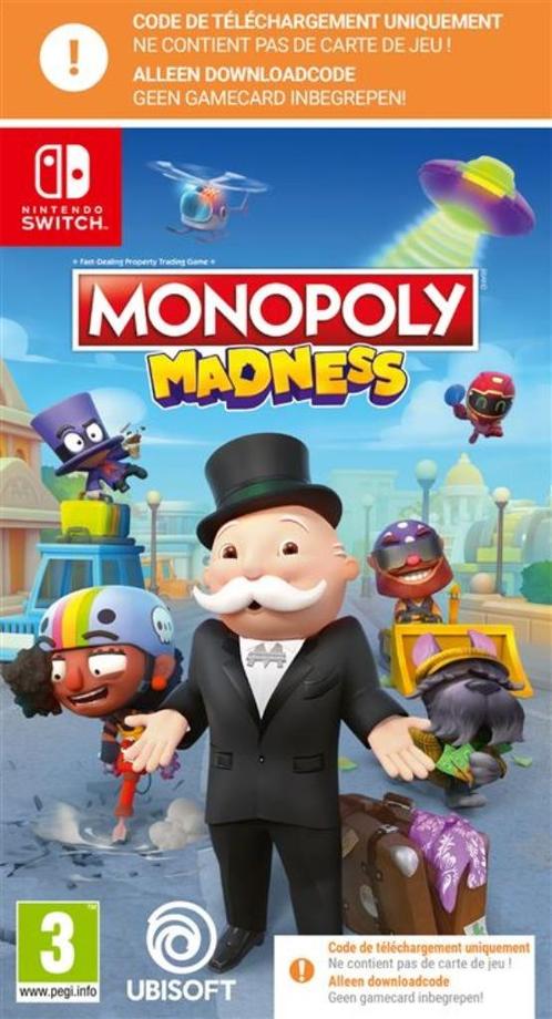 Neuf - MONOPOLY Madness (Code-in-a-box), Games en Spelcomputers, Games | Nintendo Switch, Nieuw, Overige genres, 3 spelers of meer