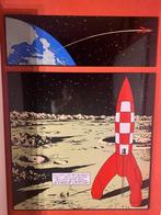 Plaques émaillées neuves "Tintin sur la lune", Collections, Enlèvement, Plaques émaillées "Tintin", Neuf