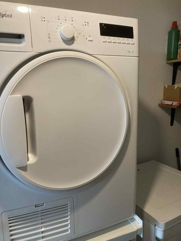 Wasmachine (6kg) + droogkast(7kg) Whirlpool, Elektronische apparatuur, Wasmachines, Gebruikt, Voorlader, 6 tot 8 kg, Minder dan 85 cm