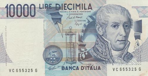 Bankbiljet, Italië, 10.000 lire - 1984, Postzegels en Munten, Bankbiljetten | Europa | Niet-Eurobiljetten, Los biljet, Italië