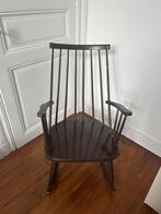 Retro vintage spijlen schommelstoel, Huis en Inrichting, Stoelen, Ophalen, Gebruikt