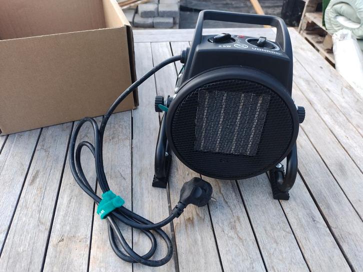 Vonroc elektrische straalkachel met ventilator, Huis en Inrichting, Kachels, Zo goed als nieuw, Ophalen of Verzenden