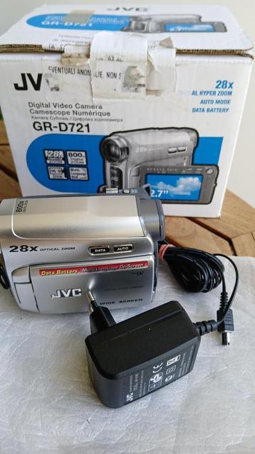 originele jvc 721+ camera+batterij+opladerbox beschikbaar voor biedingen