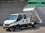 Iveco Daily 35C16 3.0L Open Laadbak met Kist Dubbel Cabine D, Auto's, Stof, Gebruikt, Euro 6, 4 cilinders