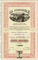 Lot de 14 pièces La Niengèle - Anvers 1927 - Part Sociale, Timbres & Monnaies, Envoi, 1920 à 1950, Autres types