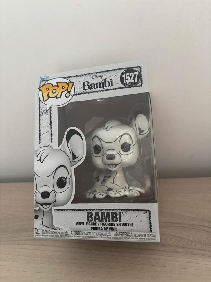 Bambi #1527 Funko Pop! Disney Sketched, Verzamelen, Poppetjes en Figuurtjes, Zo goed als nieuw, Ophalen of Verzenden